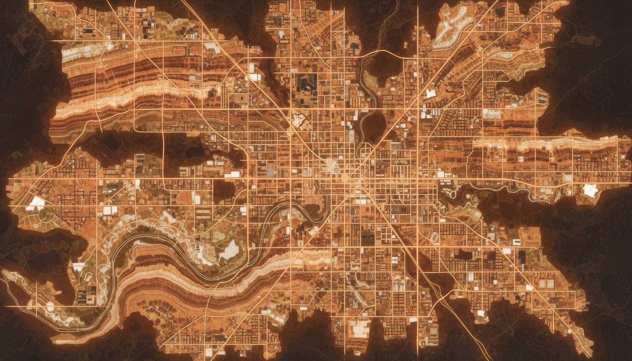Satellite view of Austin